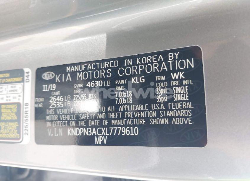 Photo 9 of 2020 Kia Sportage EX (VIN KNDPN3ACXL7779610)