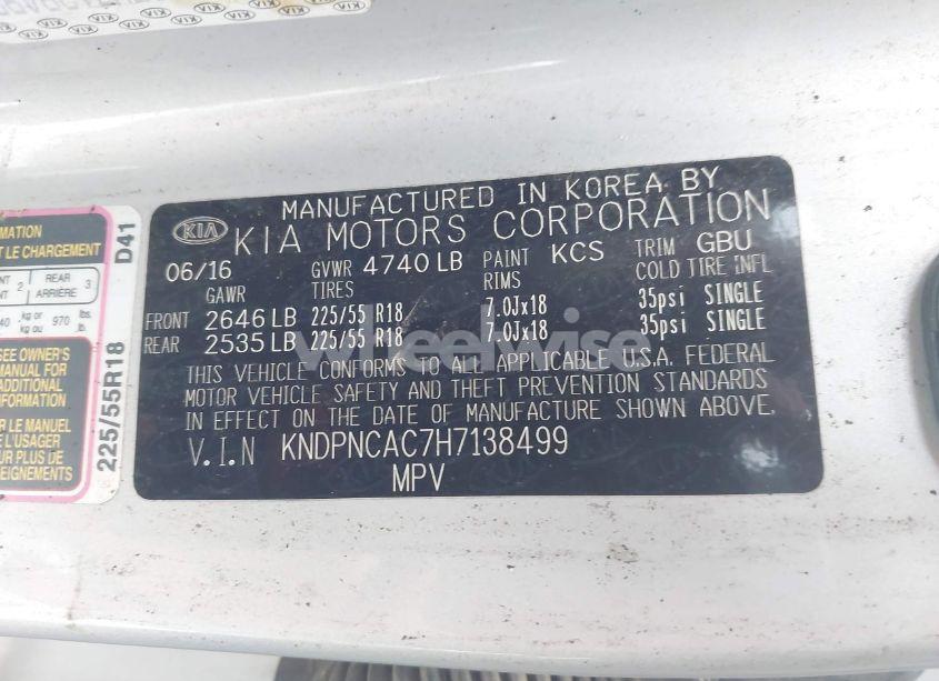 Photo 9 of 2017 Kia Sportage EX (VIN KNDPNCAC7H7138499)