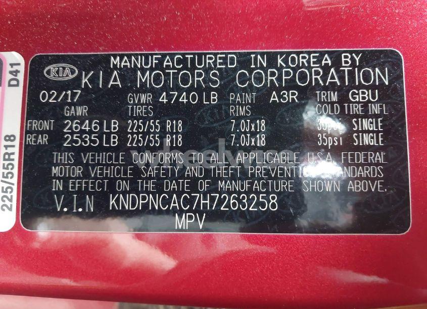 Photo 9 of 2017 Kia Sportage EX (VIN KNDPNCAC7H7263258)