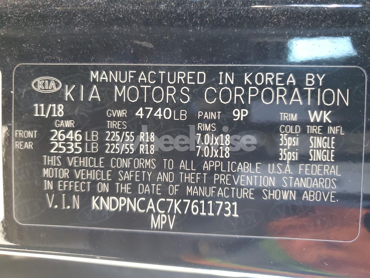 Photo 13 of 2019 KIA SPORTAGE EX (VIN KNDPNCAC7K7611731)