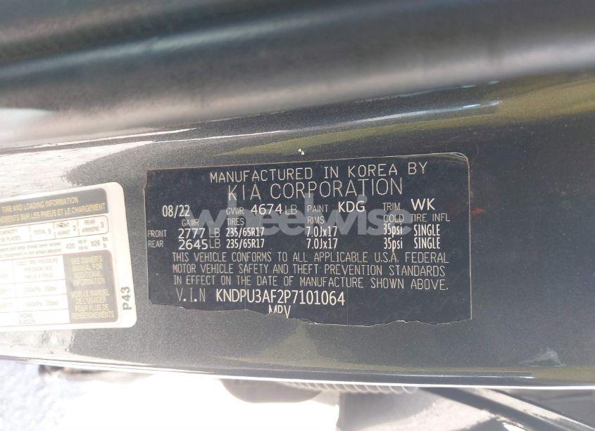 Photo 9 of 2023 Kia Sportage LX (VIN KNDPU3AF2P7101064)