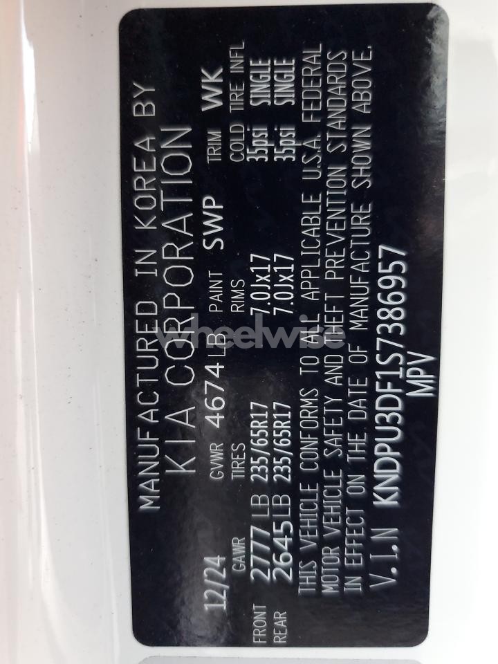 Photo 13 of 2025 KIA SPORTAGE LX (VIN KNDPU3DF1S7386957)