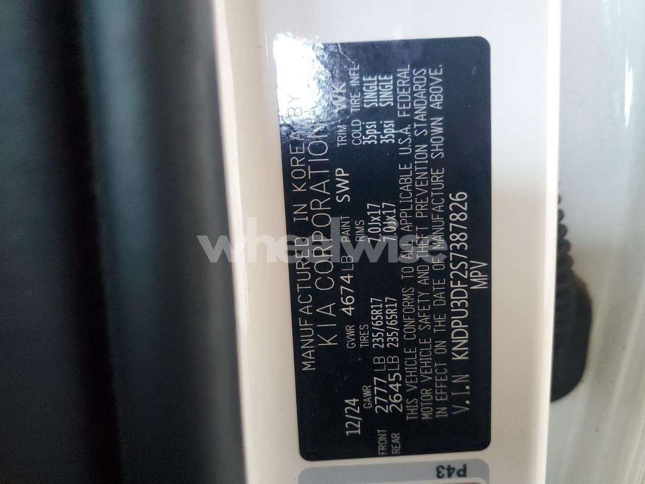 Photo 14 of 2025 KIA SPORTAGE LX (VIN KNDPU3DF2S7387826)