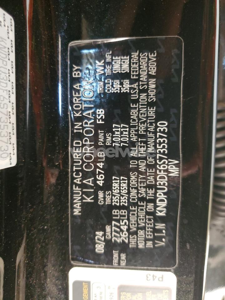 Photo 13 of 2025 KIA SPORTAGE LX (VIN KNDPU3DF6S7353730)