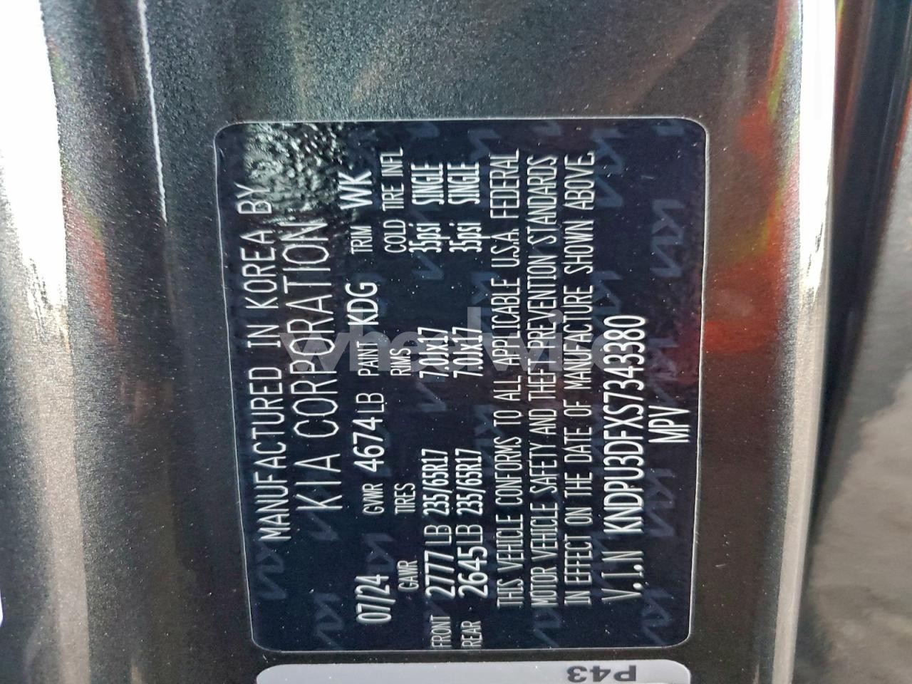 Photo 14 of 2025 KIA SPORTAGE LX (VIN KNDPU3DFXS7343380)