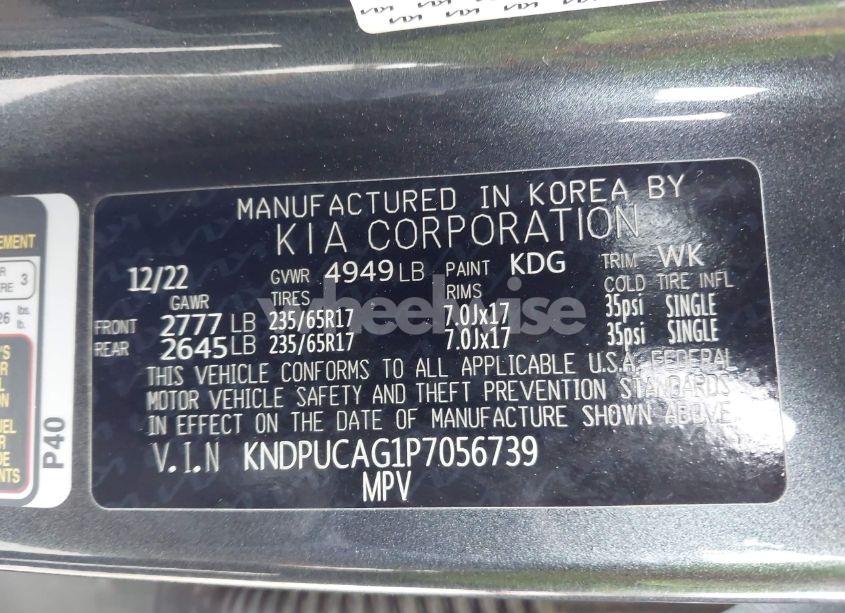 Photo 9 of 2023 Kia Sportage HYBRID LX (VIN KNDPUCAG1P7056739)