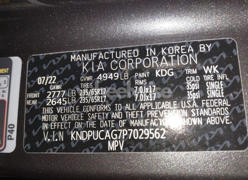Photo 9 of 2023 Kia Sportage HYBRID LX (VIN KNDPUCAG7P7029562)
