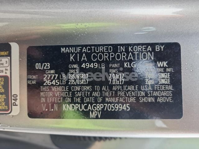 Photo 2 of 2023 KIA SPORTAGE LX (VIN KNDPUCAG8P7059945)