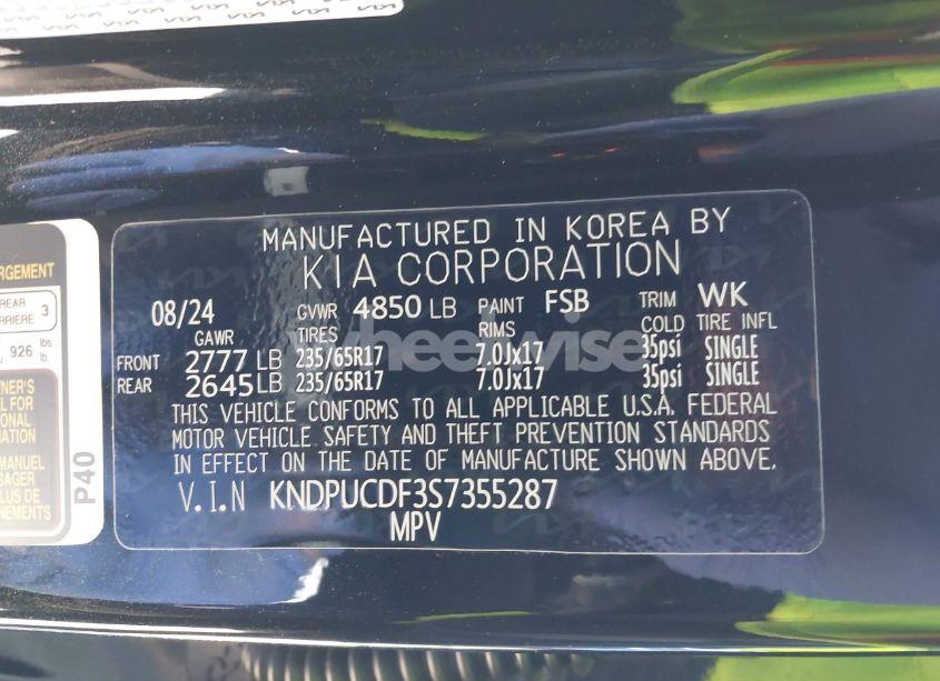 Photo 9 of 2025 Kia Sportage LX (VIN KNDPUCDF3S7355287)