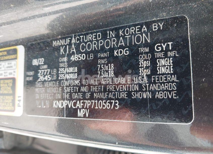 Photo 9 of 2023 Kia Sportage EX (VIN KNDPVCAF7P7105673)