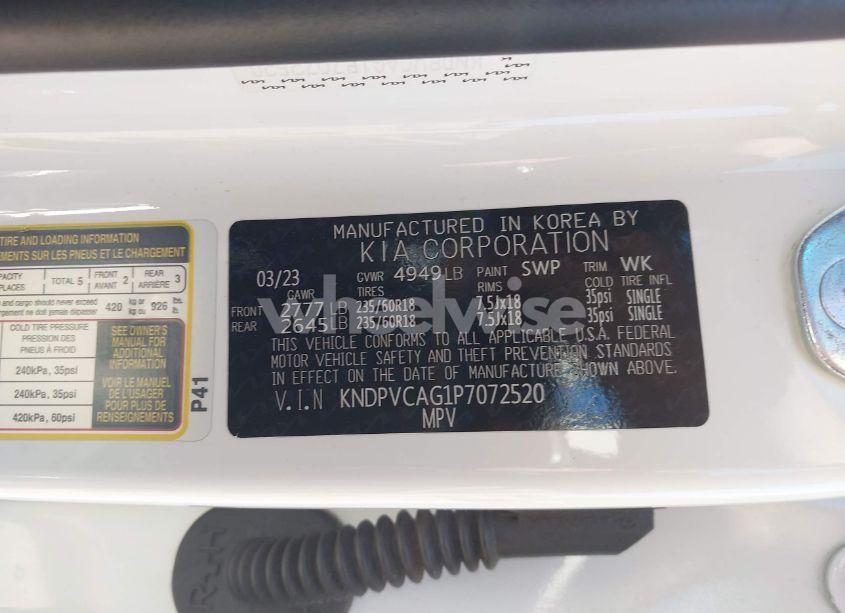 Photo 9 of 2023 Kia Sportage HYBRID EX (VIN KNDPVCAG1P7072520)