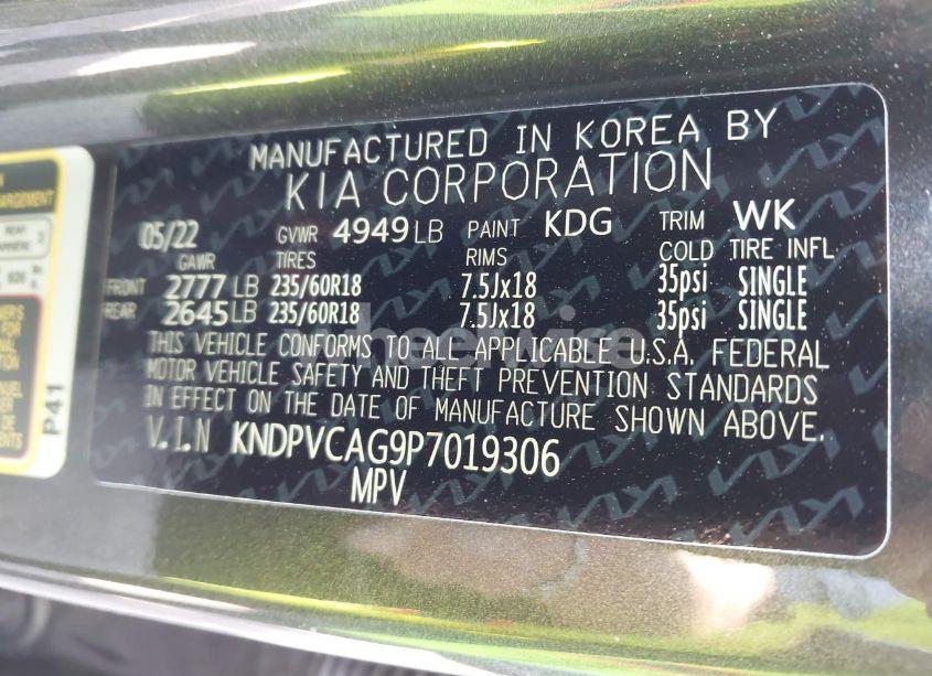 Photo 9 of 2023 Kia Sportage HYBRID EX (VIN KNDPVCAG9P7019306)