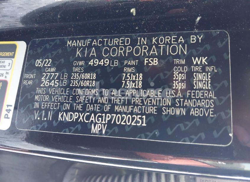 Photo 9 of 2023 Kia Sportage HYBRID SX-PRESTIGE (VIN KNDPXCAG1P7020251)