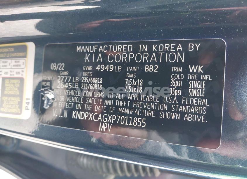 Photo 9 of 2023 Kia Sportage HYBRID SX-PRESTIGE (VIN KNDPXCAGXP7011855)