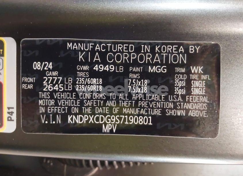 Photo 9 of 2025 Kia Sportage HYBRID SX-PRESTIGE (VIN KNDPXCDG9S7190801)