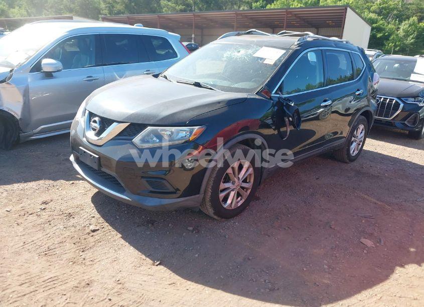 Photo 2 of 2016 Nissan Rogue SV (VIN KNMAT2MT0GP716734)