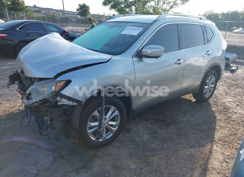Photo 2 of 2015 Nissan Rogue SV (VIN KNMAT2MT3FP523606)