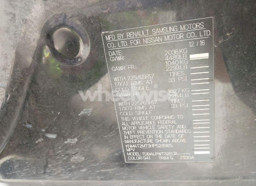 Photo 9 of 2017 Nissan Rogue S (VIN KNMAT2MT3HP528985)