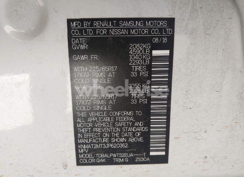 Photo 9 of 2018 Nissan Rogue S (VIN KNMAT2MT3JP620362)