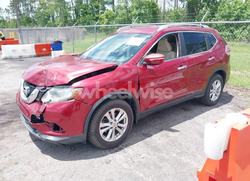 Photo 2 of 2015 Nissan Rogue SV (VIN KNMAT2MT5FP563489)