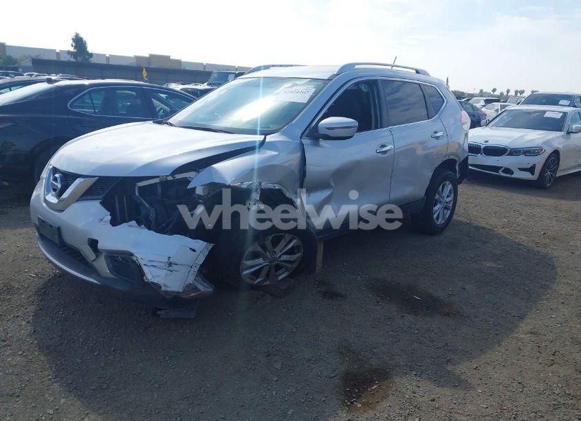 Photo 2 of 2016 Nissan Rogue SV (VIN KNMAT2MT5GP605015)