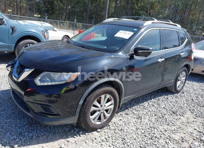Photo 2 of 2015 Nissan Rogue SV (VIN KNMAT2MT6FP537595)