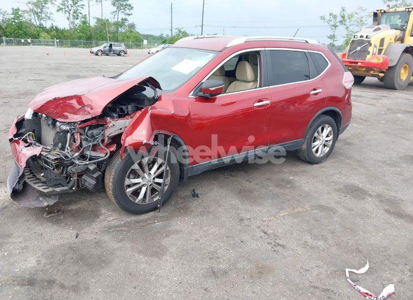 Photo 2 of 2015 Nissan Rogue SV (VIN KNMAT2MT7FP536083)