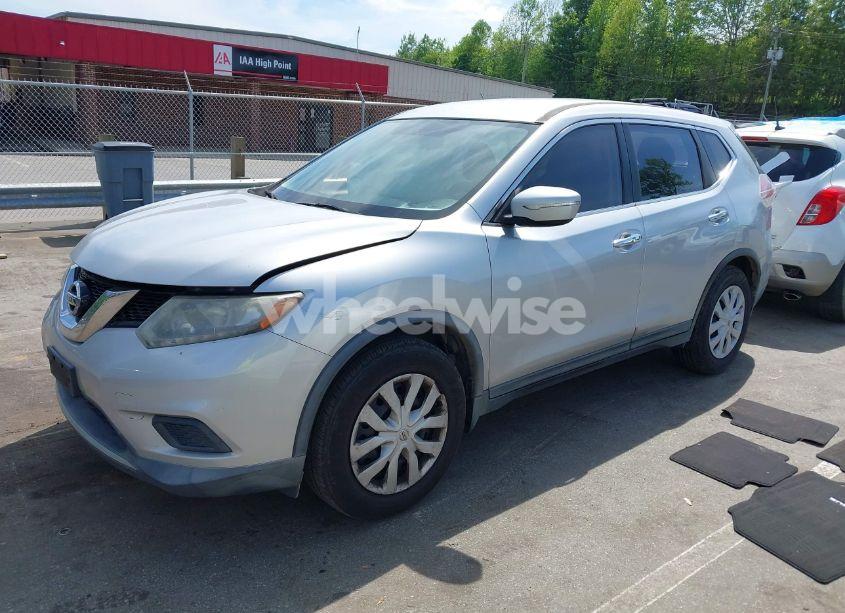 Photo 2 of 2015 Nissan Rogue S (VIN KNMAT2MT9FP502940)