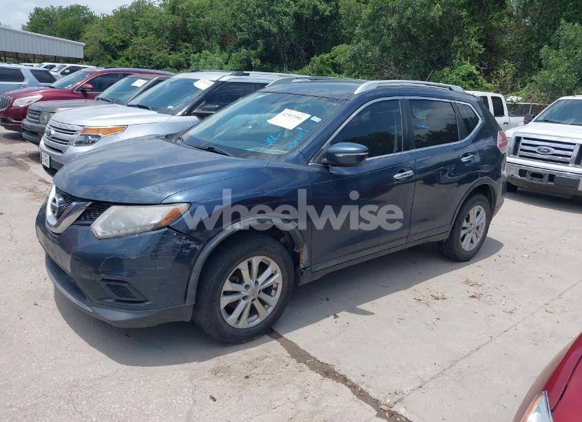 Photo 2 of 2015 Nissan Rogue SV (VIN KNMAT2MT9FP535534)