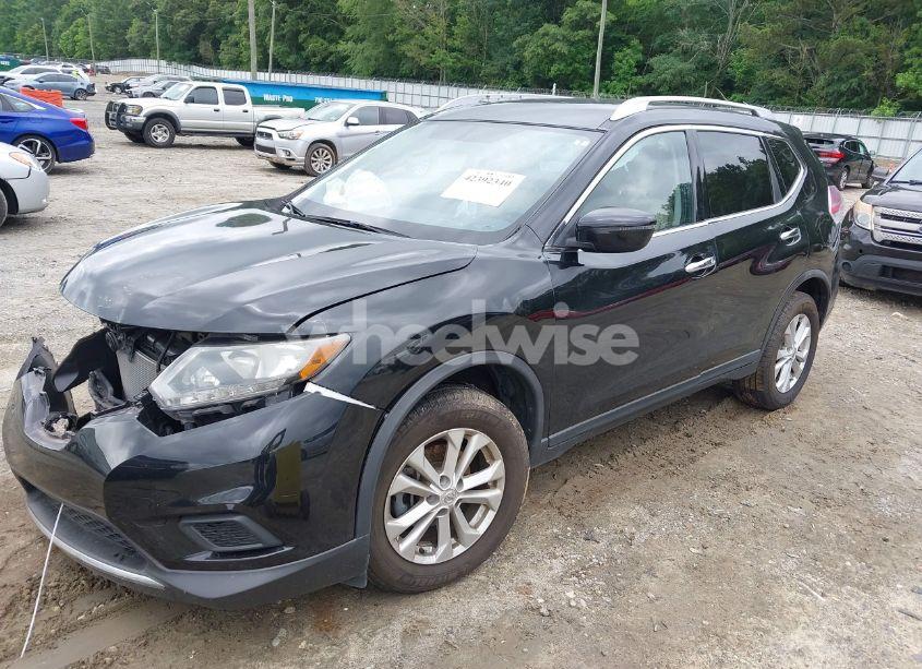 Photo 2 of 2016 Nissan Rogue SV (VIN KNMAT2MT9GP686066)