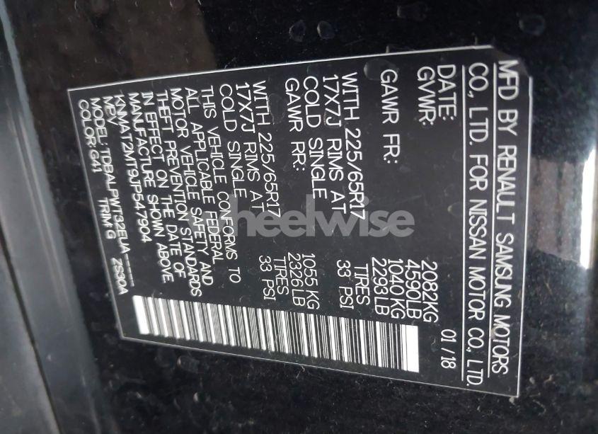 Photo 9 of 2018 Nissan Rogue S (VIN KNMAT2MT9JP547904)