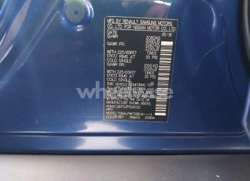 Photo 9 of 2018 Nissan Rogue S (VIN KNMAT2MTXJP593032)