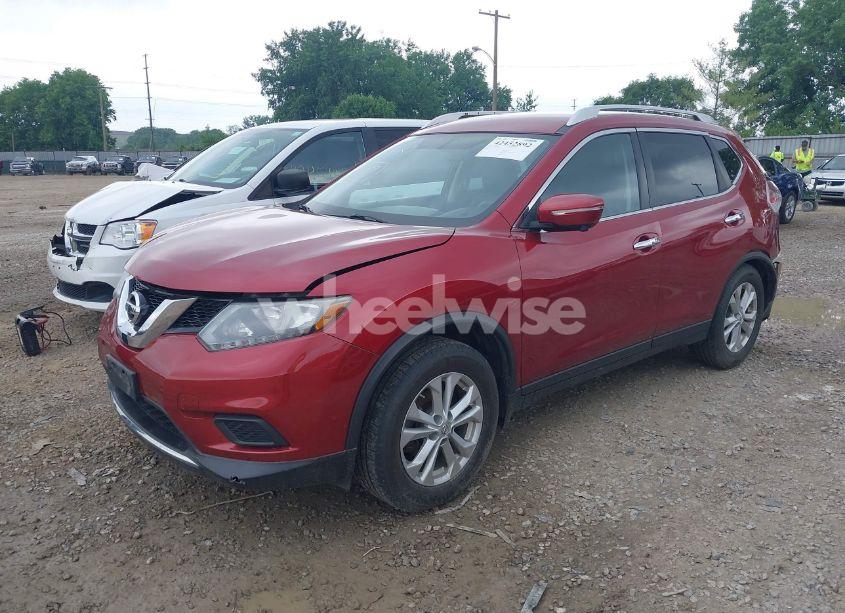 Photo 2 of 2015 Nissan Rogue SV (VIN KNMAT2MV0FP561909)