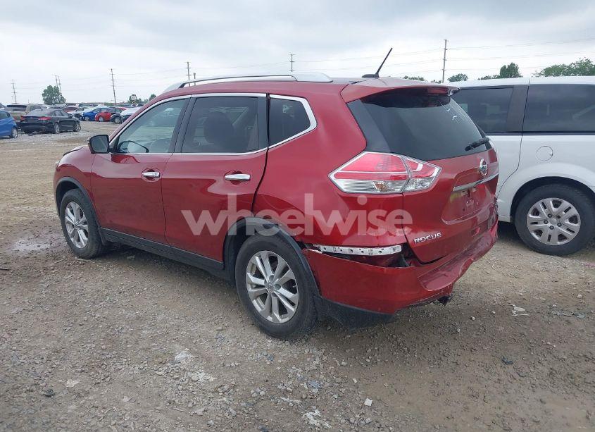 Photo 3 of 2015 Nissan Rogue SV (VIN KNMAT2MV0FP561909)