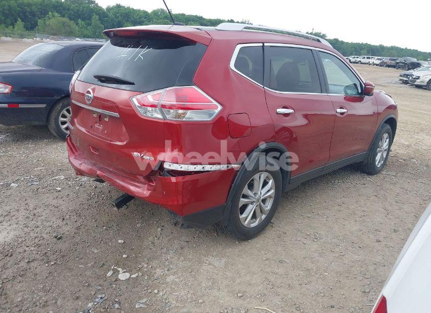 Photo 4 of 2015 Nissan Rogue SV (VIN KNMAT2MV0FP561909)