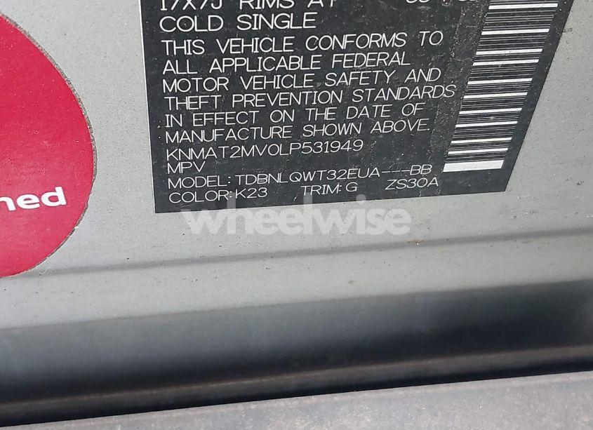 Photo 9 of 2020 Nissan Rogue SV INTELLIGENT AWD (VIN KNMAT2MV0LP531949)