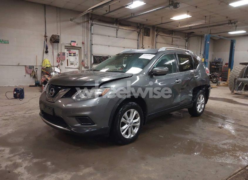Photo 2 of 2015 Nissan Rogue SV (VIN KNMAT2MV1FP544634)