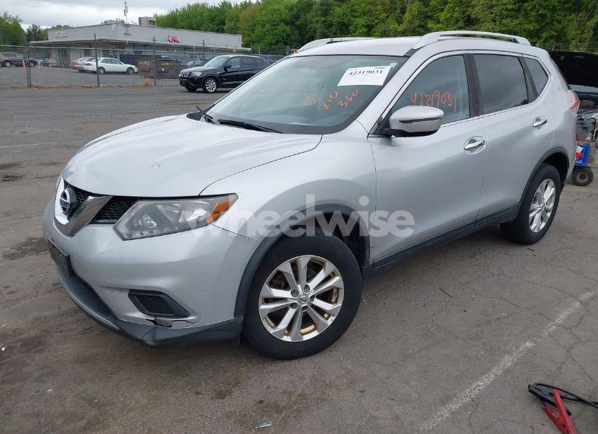 Photo 2 of 2016 Nissan Rogue SV (VIN KNMAT2MV1GP650132)