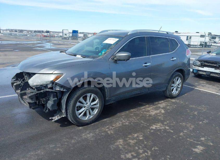 Photo 2 of 2016 Nissan Rogue SV (VIN KNMAT2MV2GP608665)