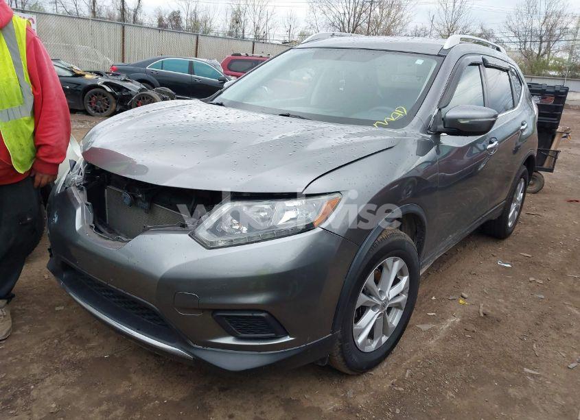 Photo 2 of 2015 Nissan Rogue SV (VIN KNMAT2MV3FP526183)