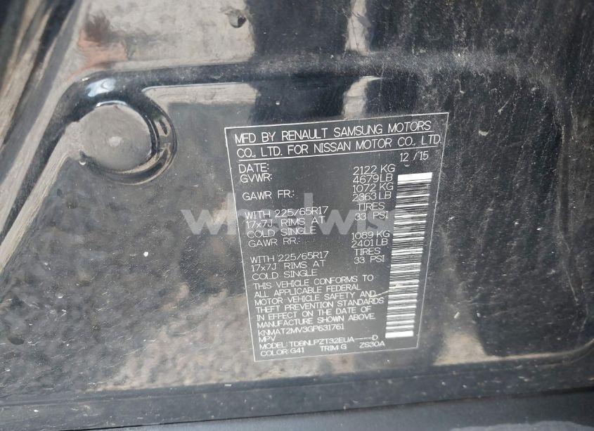 Photo 9 of 2016 Nissan Rogue S (VIN KNMAT2MV3GP631761)