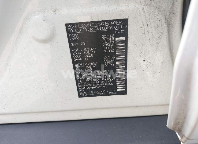 Photo 9 of 2017 Nissan Rogue SV (VIN KNMAT2MV3HP572874)