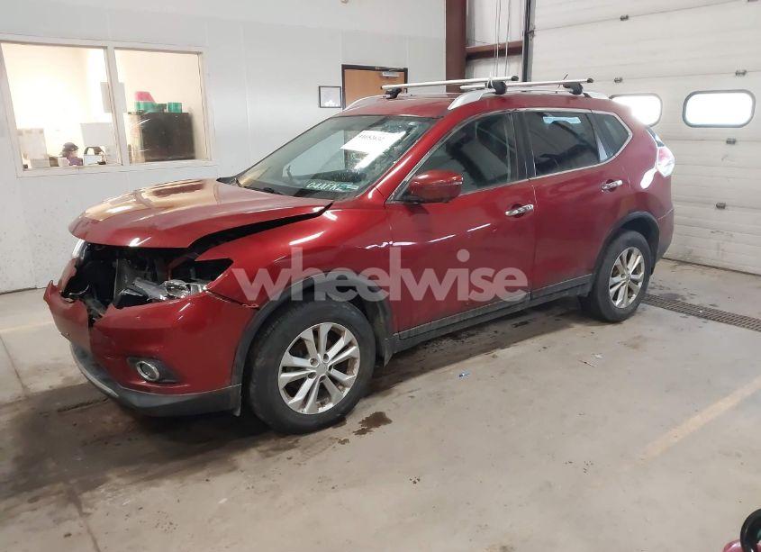 Photo 2 of 2016 Nissan Rogue SV (VIN KNMAT2MV4GP694111)