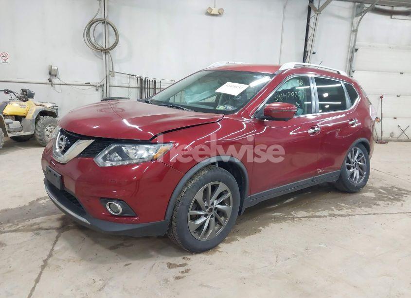 Photo 2 of 2016 Nissan Rogue SL (VIN KNMAT2MV4GP727687)