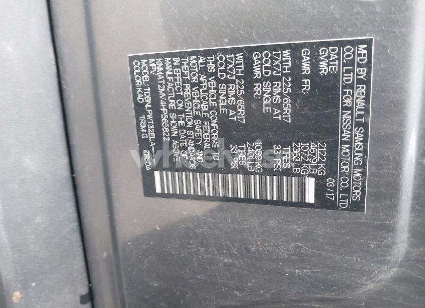 Photo 9 of 2017 Nissan Rogue S (VIN KNMAT2MV4HP565822)