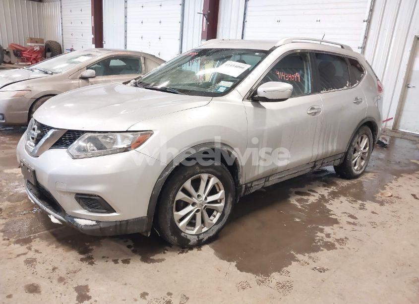 Photo 2 of 2015 Nissan Rogue SV (VIN KNMAT2MV5FP546001)