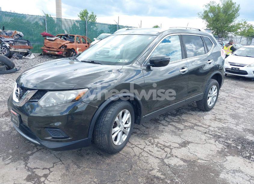 Photo 2 of 2016 Nissan Rogue SV (VIN KNMAT2MV6GP634394)