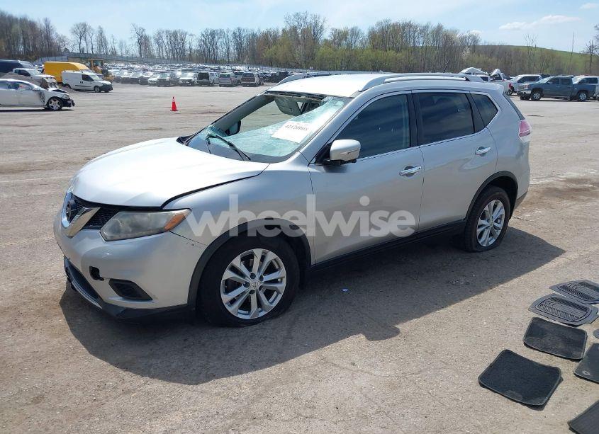 Photo 2 of 2015 Nissan Rogue SV (VIN KNMAT2MV7FP585690)