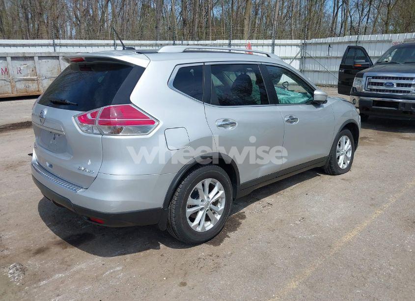 Photo 4 of 2015 Nissan Rogue SV (VIN KNMAT2MV7FP585690)