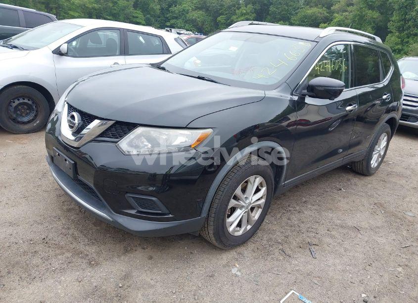Photo 2 of 2016 Nissan Rogue SV (VIN KNMAT2MV8GP622120)